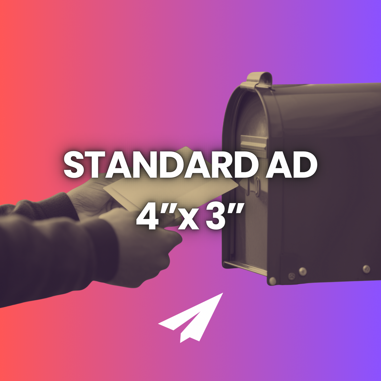 STANDARD AD 4”x 3” inch Ad Space